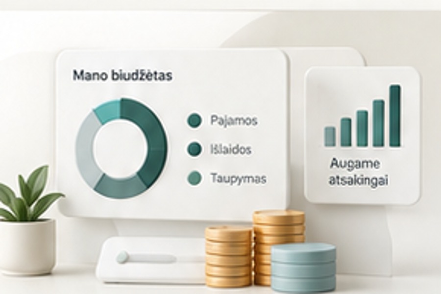 Finansinio raštingumo vizualizacija